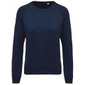 Dames Sweater Kariban BIO raglanmouwen French Navy Heather